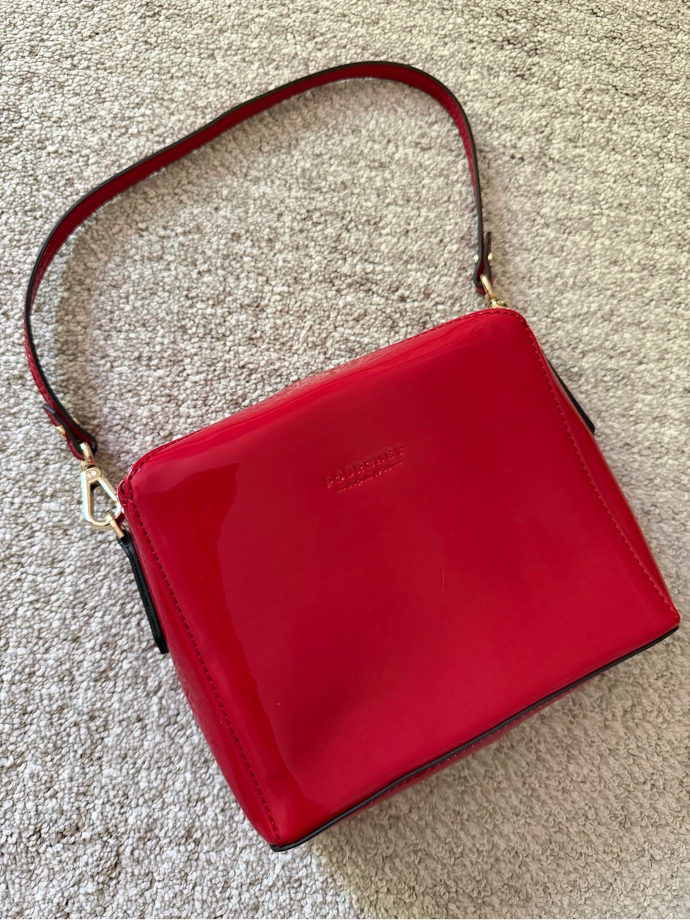 Red Patent Pourchet purse - Women